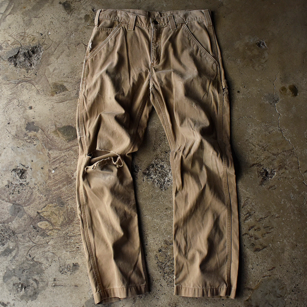 90’s ダメージ! Carhartt ブラウンダック ペインターパンツ 230902H
