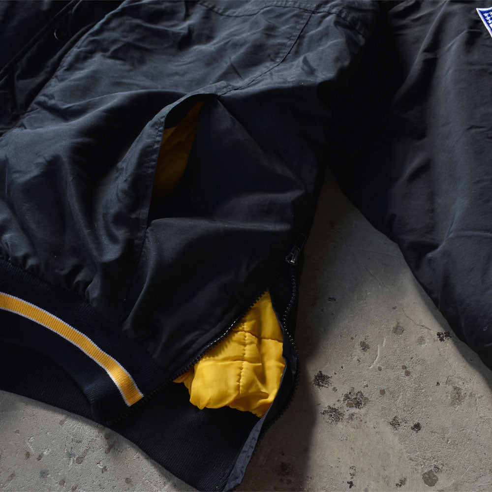 90’s STARTER “NFL Pittsburgh Steelers” 中綿入り フード ナイロンジャケット 240107