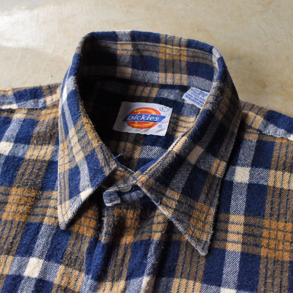 80’s Dickies フランネルシャツ ナイスカラー 251007H