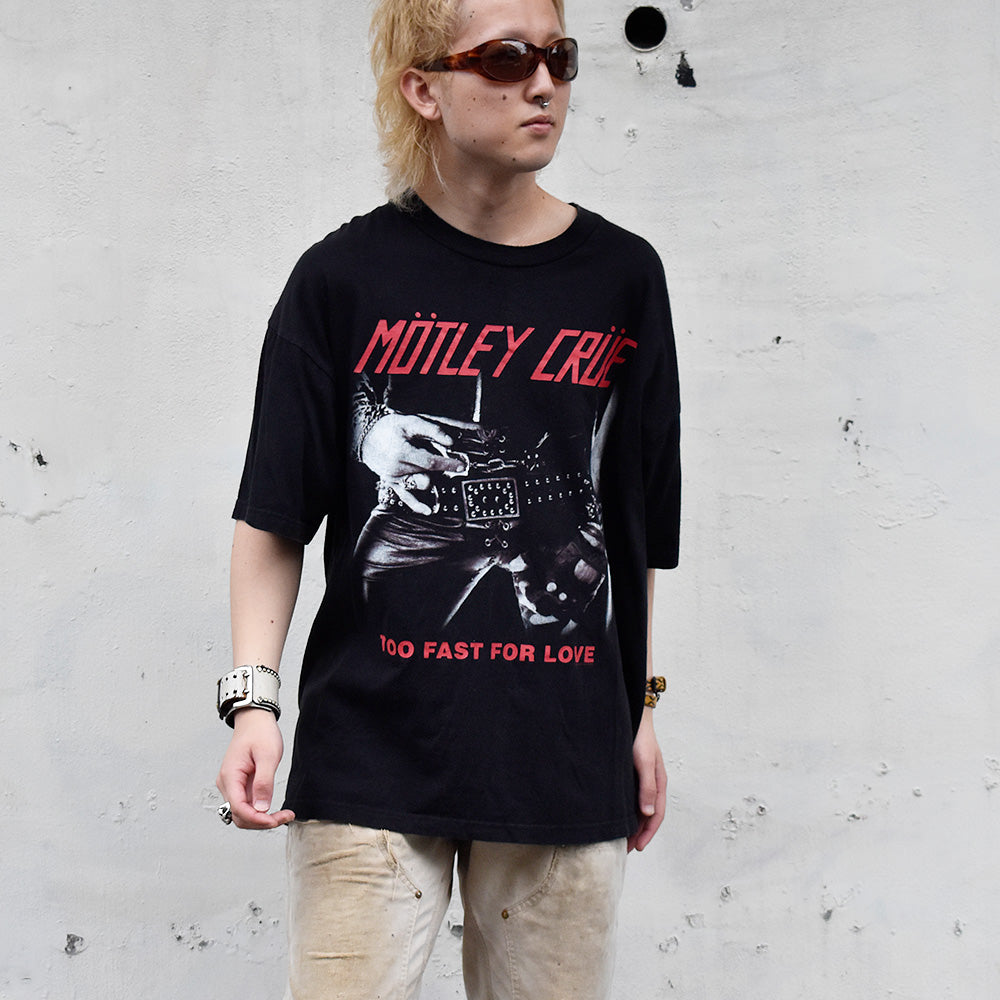 Y2K Mötley Crüe “Too Fast For Love” Tシャツ 240605H