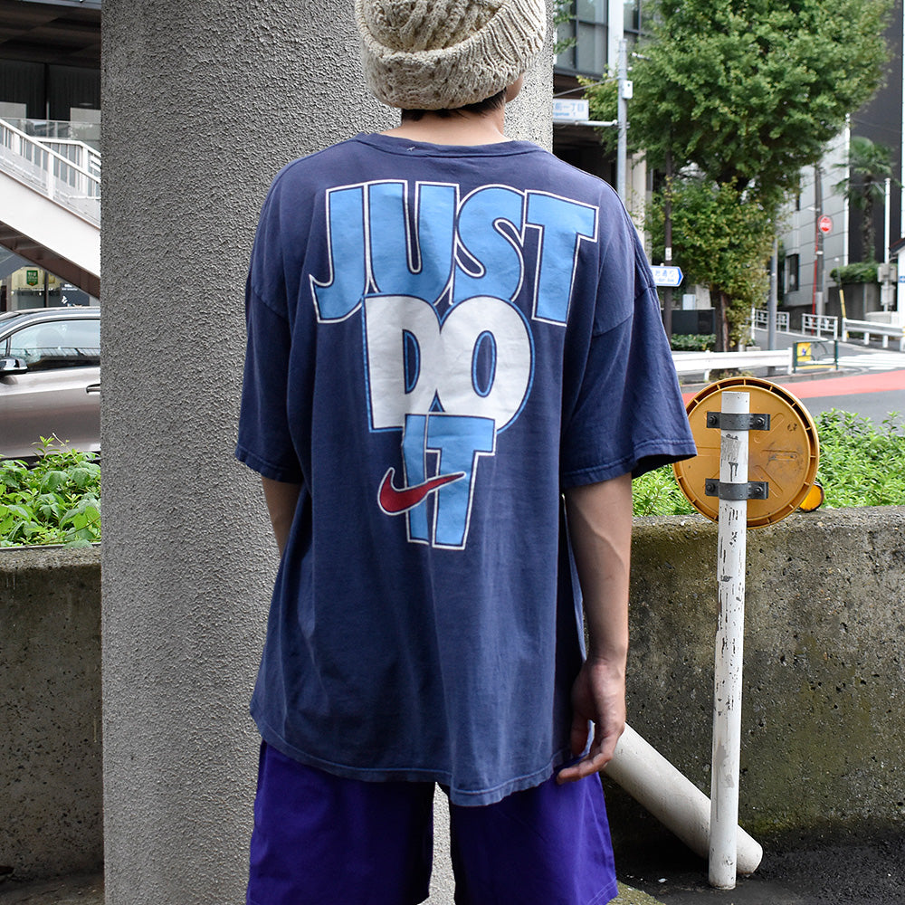 90's NIKE “JUST DO IT” ビッグプリント! Tシャツ USA製 240917H