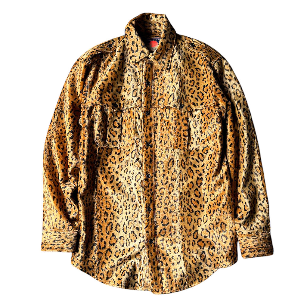 トップ 希少✨スタイルアイズ レオパード ファー ジップパーカー 東洋