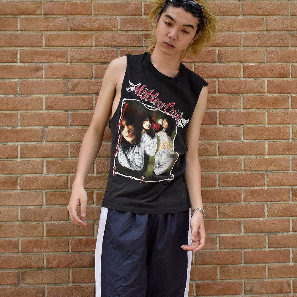 80's Mötley Crüe “Dr.Feelgood” Tour カットオフ ロック Tシャツ 250711H