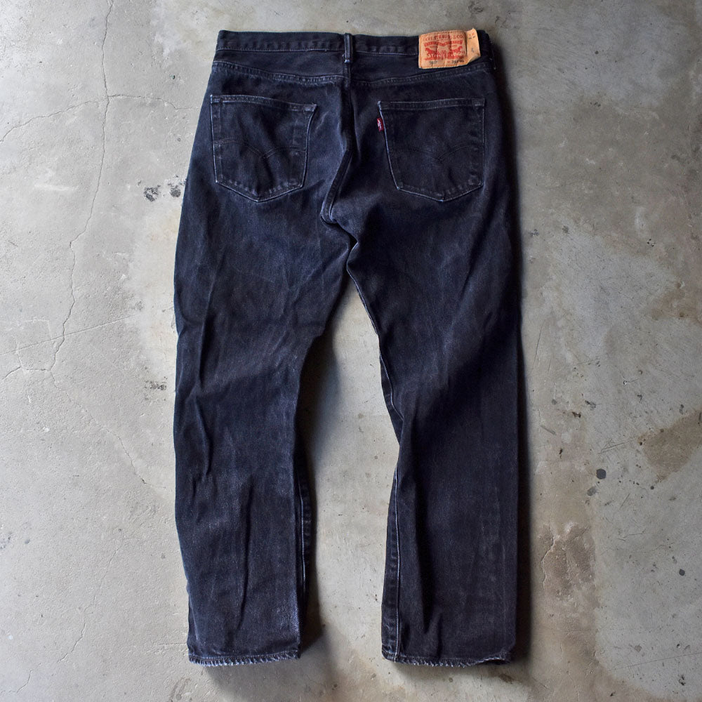Levi's 501 ブラックデニムパンツ 240605