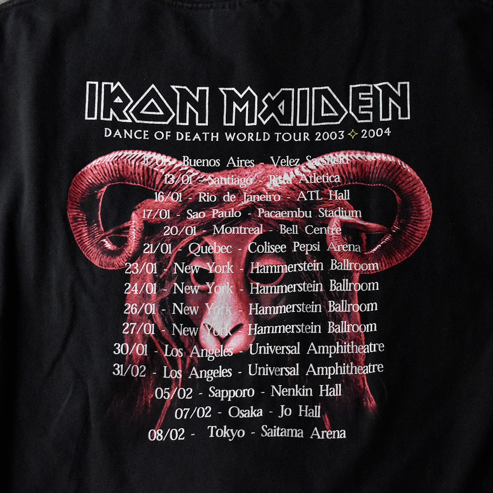 Y2K Iron Maiden “Dance of Death” World Tour Tシャツ 250510H