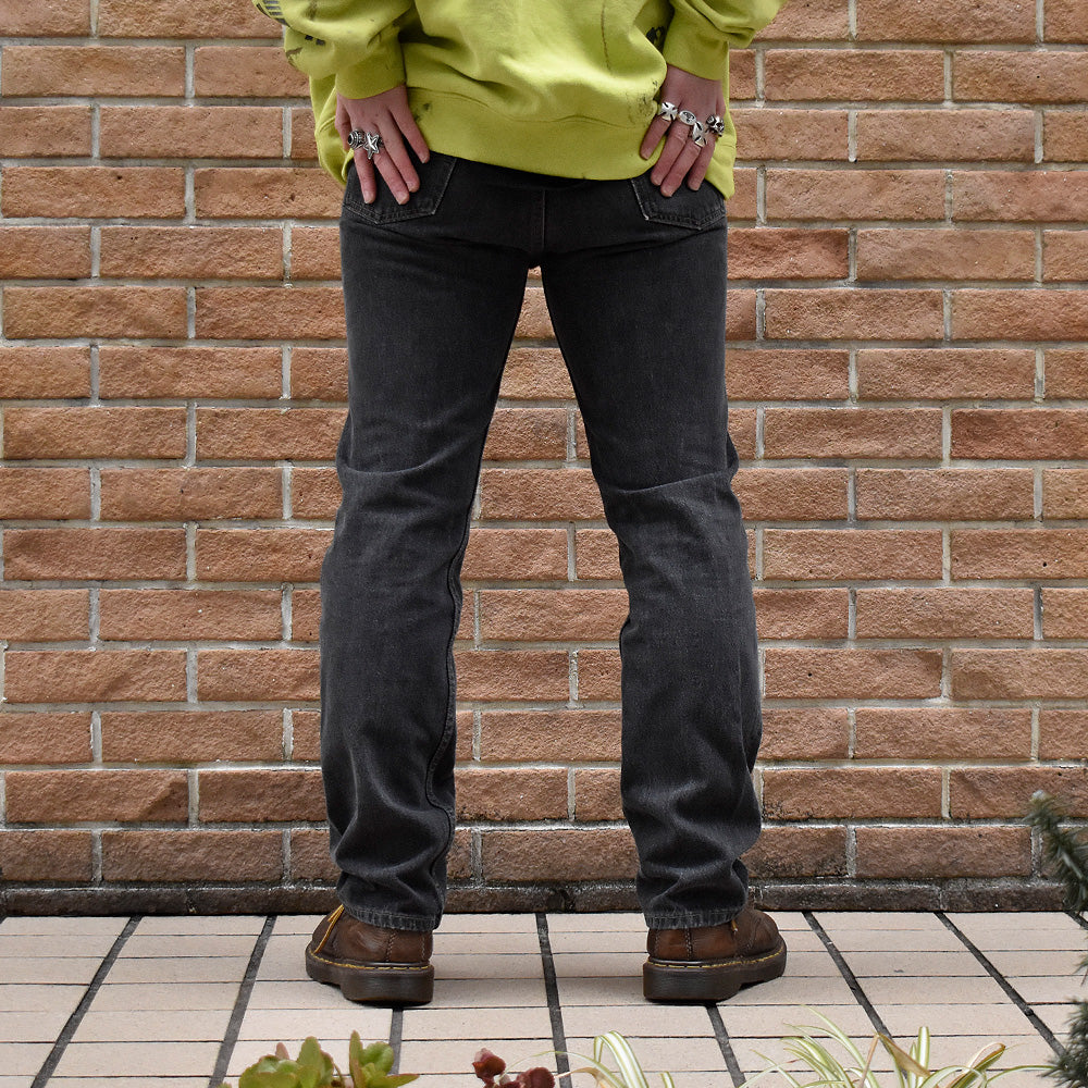 90's Levi's 501 先染め ブラックデニムパンツ USA製 250304H