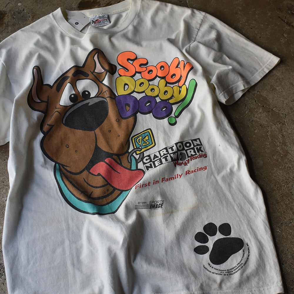 90's　Scooby-Doo/スクービードゥー×CHASE authentics　Racing Tee　USA製　230624H