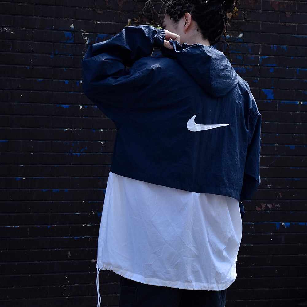 90's NIKE フード付き ナイロンジャケット 230919H