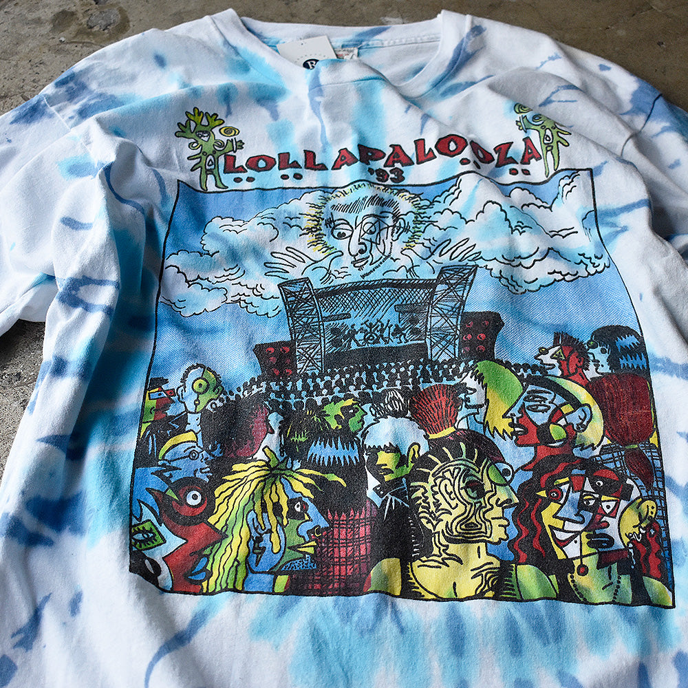 90's Lollapalooza “Lollapalooza 1993” タイダイ フェス ロック Tシャツ 240703H
