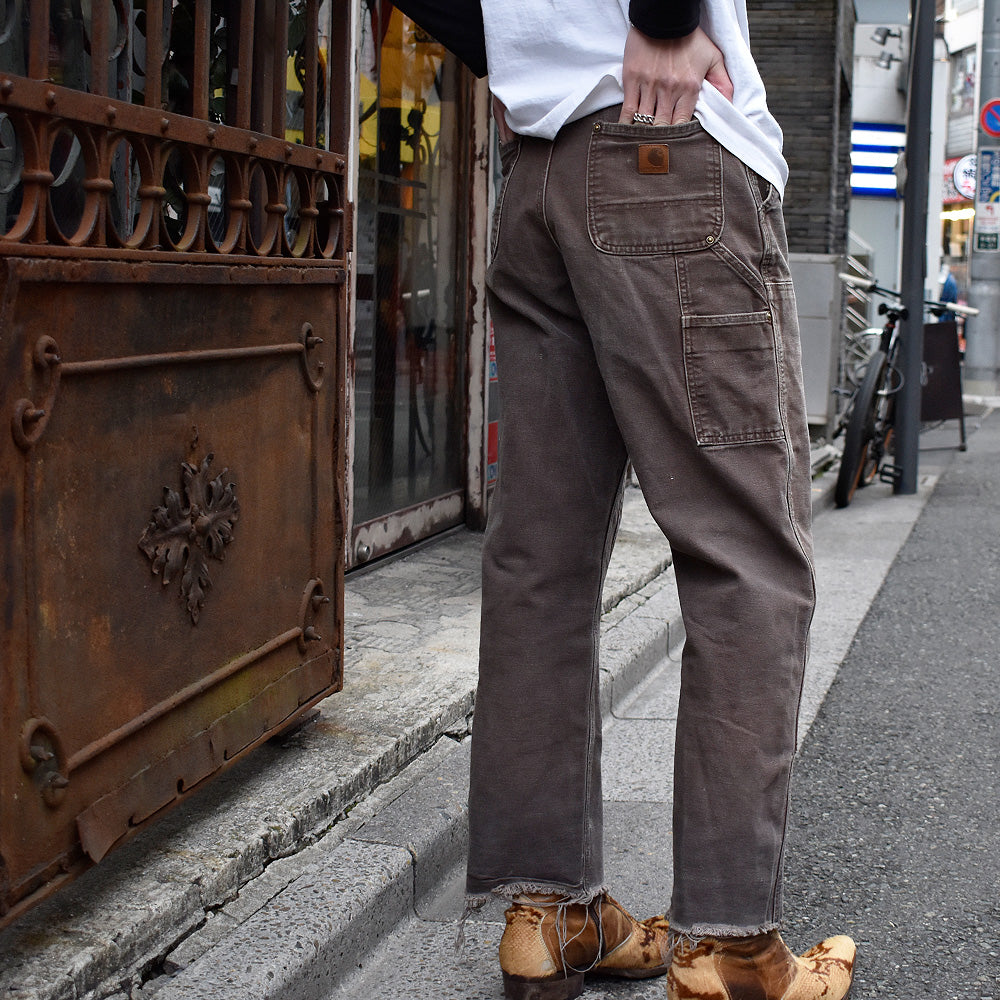 Carhartt ダメージ! ダブルニー ダック ペインターパンツ 240205H
