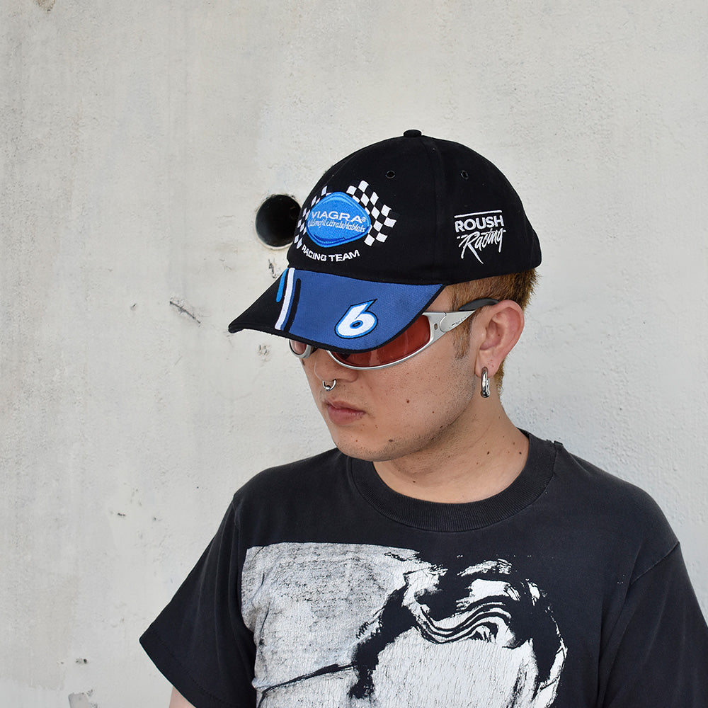 Y2K Team Caliber “VIAGRA” 刺繍 NASCAR レーシングCAP 250723H