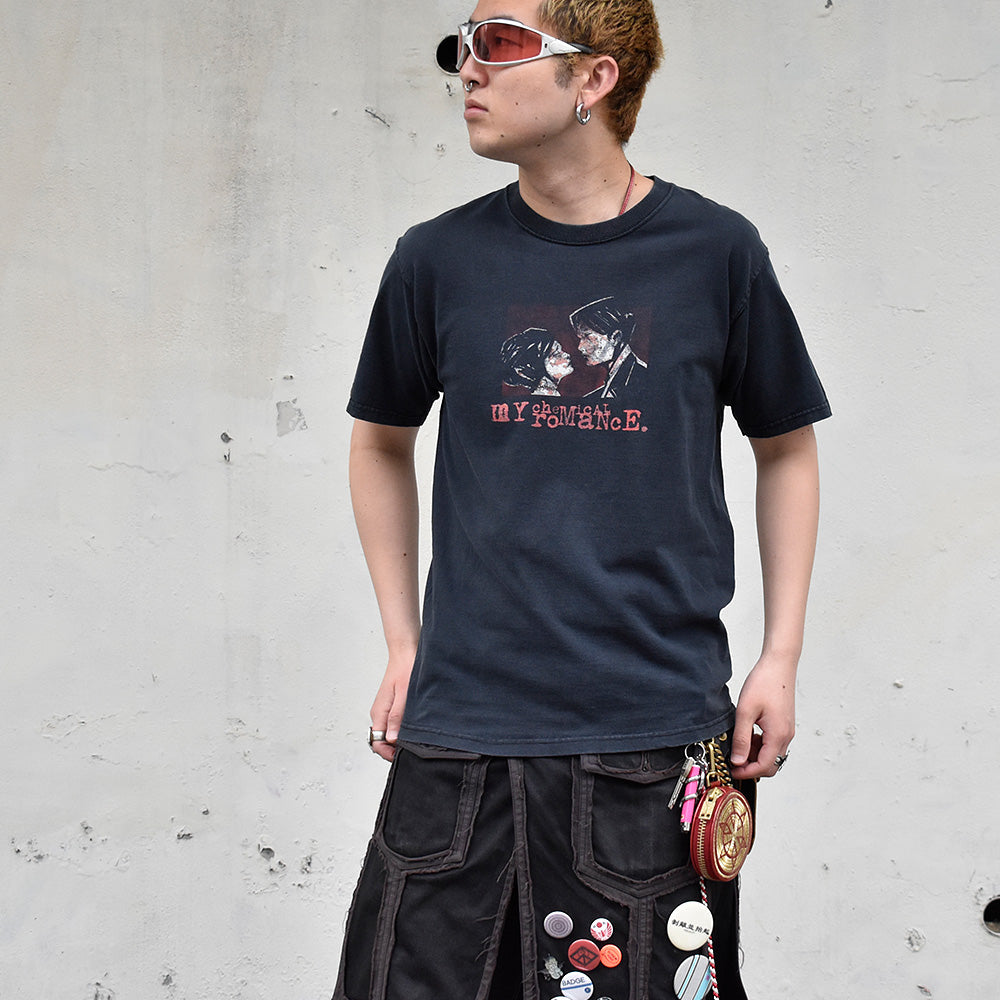 Y2K My Chemical Romance “Three Cheers For Sweet Revenge” Tシャツ 250511H