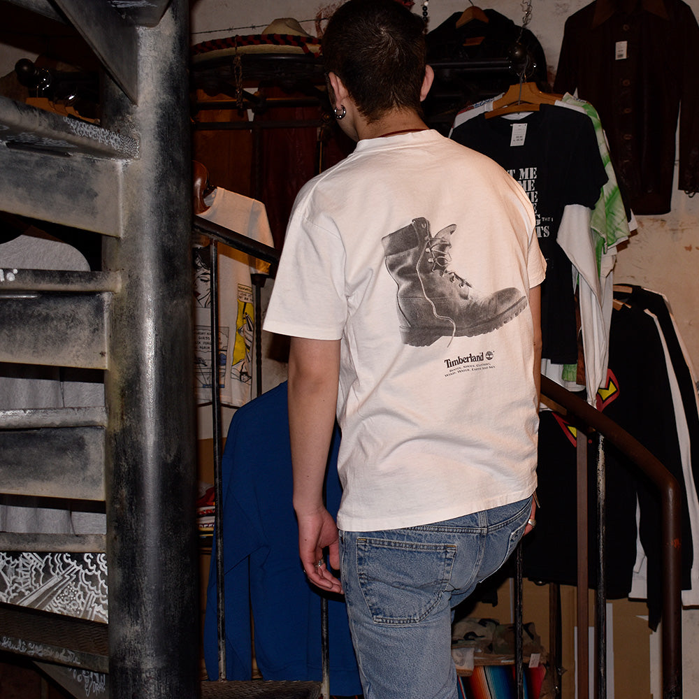 90's Timberland “Give Racism The Boot.“ Tシャツ USA製 250305HY3