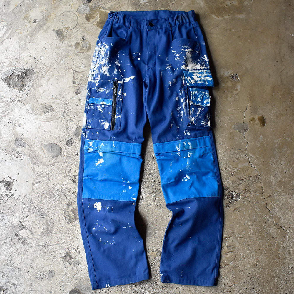 VINTAGE【EURO WORK ワークパンツ】ユーロ フレンチ ペンキ加工 Klopman ペンキ！ ユーロ ワークパンツ Euro製 240526H – LABORATORY®