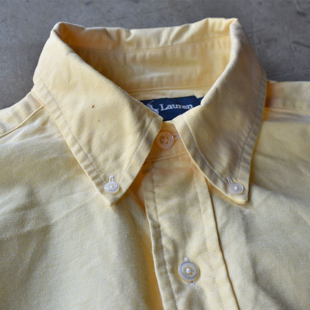 90's Ralph Lauren/ラルフ ローレン “YARMOUTH” レモンイエロー ボタンダウンシャツ 230607