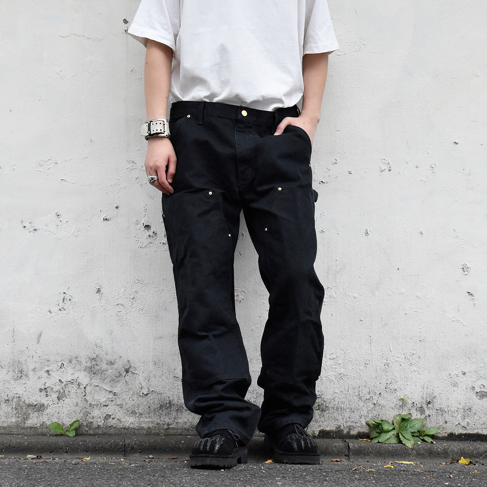 Carhartt ブラック! ダブルニー ダック ペインターパンツ 240716H