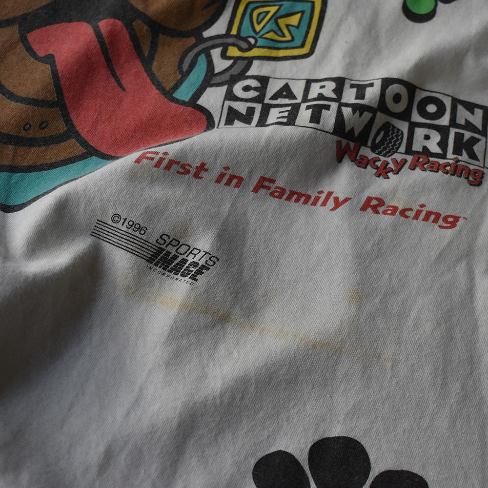 90's Scooby-Doo/スクービードゥー×CHASE authentics Racing Tee USA製 230624H