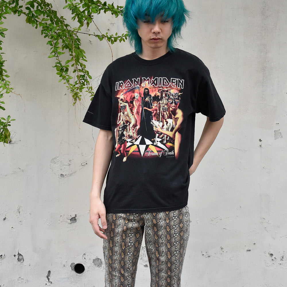 Y2K Iron Maiden “Dance of Death” World Tour Tシャツ 250510H