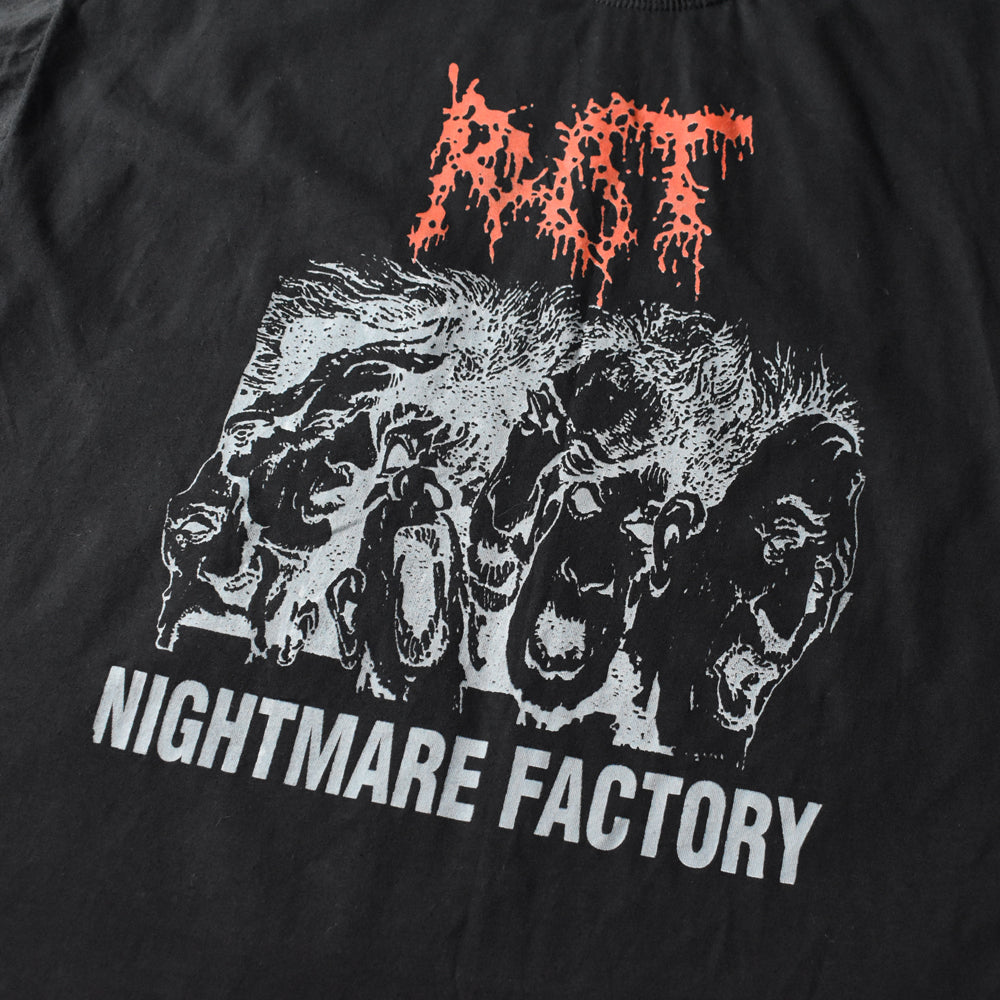 90's デッドストック! ROT "Nightmare Factory" Tシャツ 250916