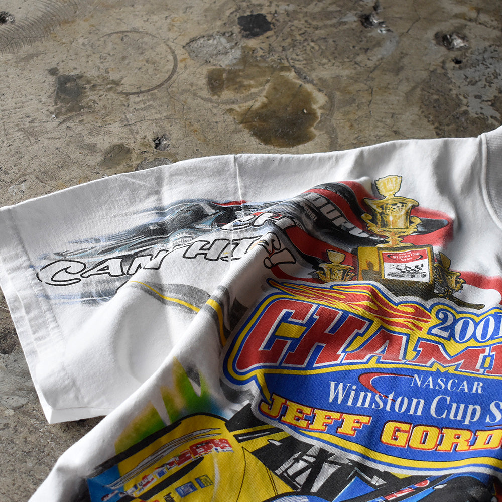 Y2K CHASE authentics “Jeff Gordon #24” AOP! レーシング Tシャツ 240324H