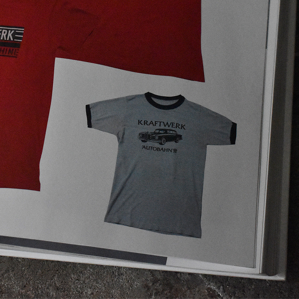 70's KRAFTWERK/クラフトワーク "AUTOBAHN" Ringer Tee "Couleurshirt掲載" 230611H