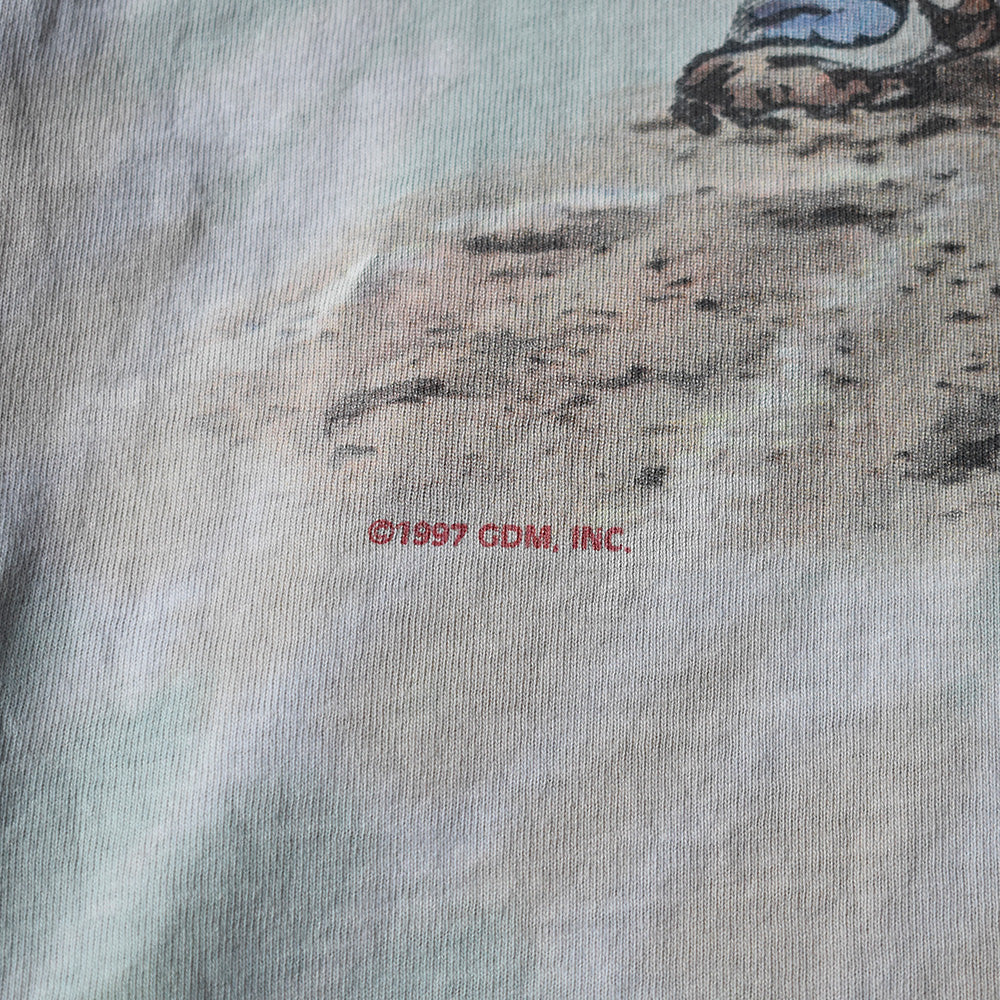 90's LIQUID BLUE / Grateful Dead "Steal Your Base” タイダイ ロック Tシャツ 240620H