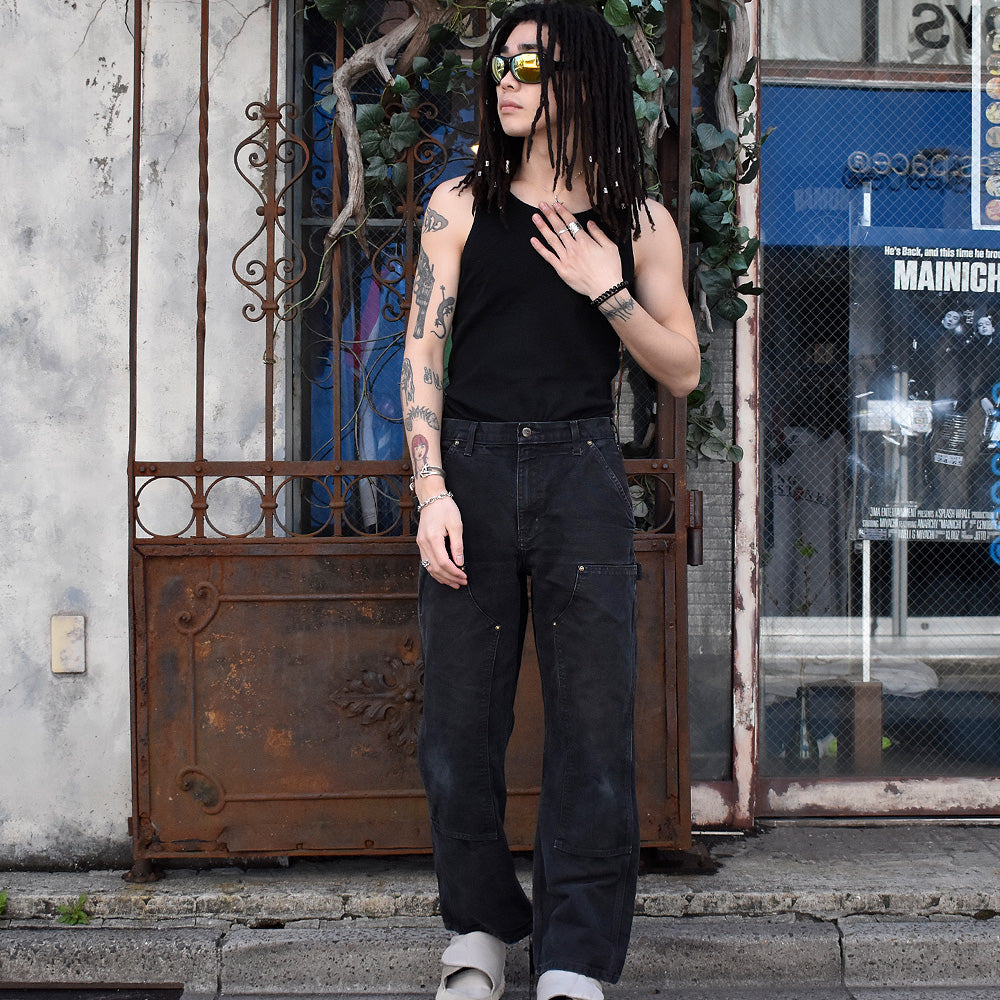 Carhartt ブラック! ダブルニー ダック ペインターパンツ 240327H