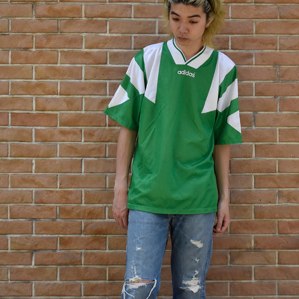 80's~ adidas フットボール サッカーシャツ Greece製 250619H