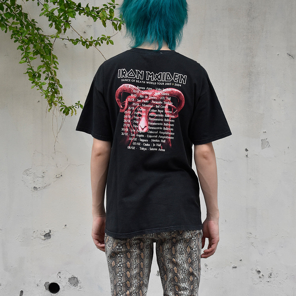 Y2K Iron Maiden “Dance of Death” World Tour Tシャツ 250510H