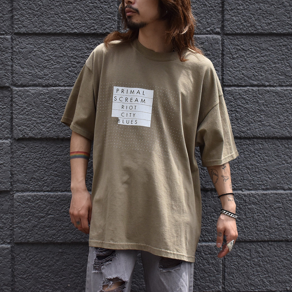 Y2K デッドストック Primal Scream "Riot City Blues" Tour ロックTシャツ 230501H
