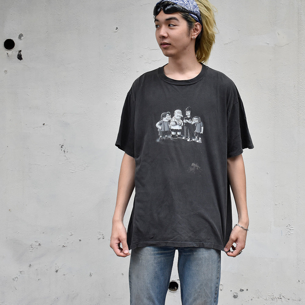 90's The Simpsons “Bully” 海外アニメ キャラ Tシャツ USA製 250714H