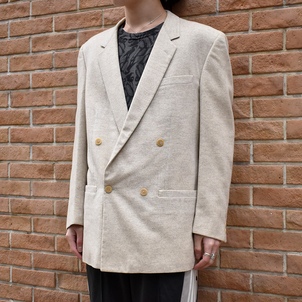 90’s Gianni Versace ダブルブレスト テーラードジャケット Italy製 240111HYY