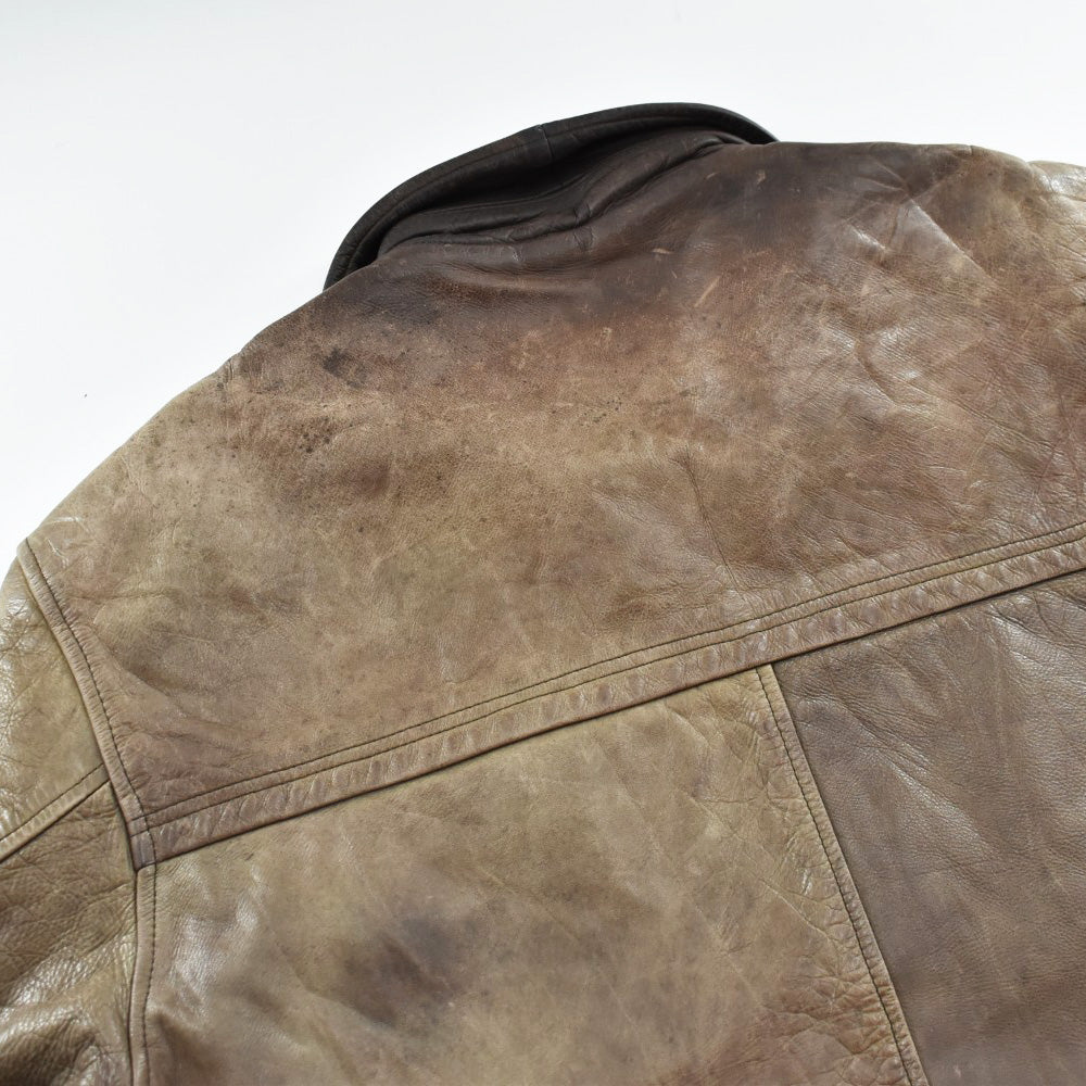 90’s 鬼フェード レザージャケット 260217H