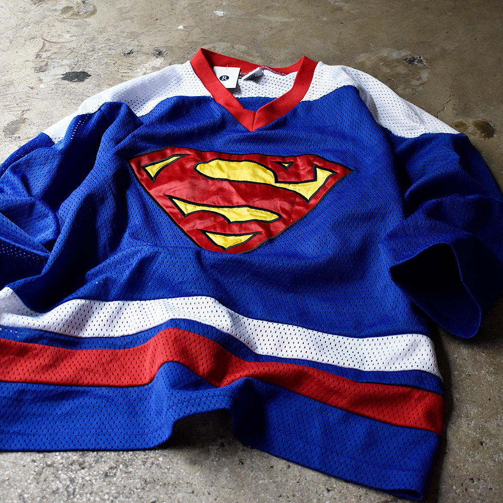 90's DC COMICS “Superman” ホッケーシャツ 240423H