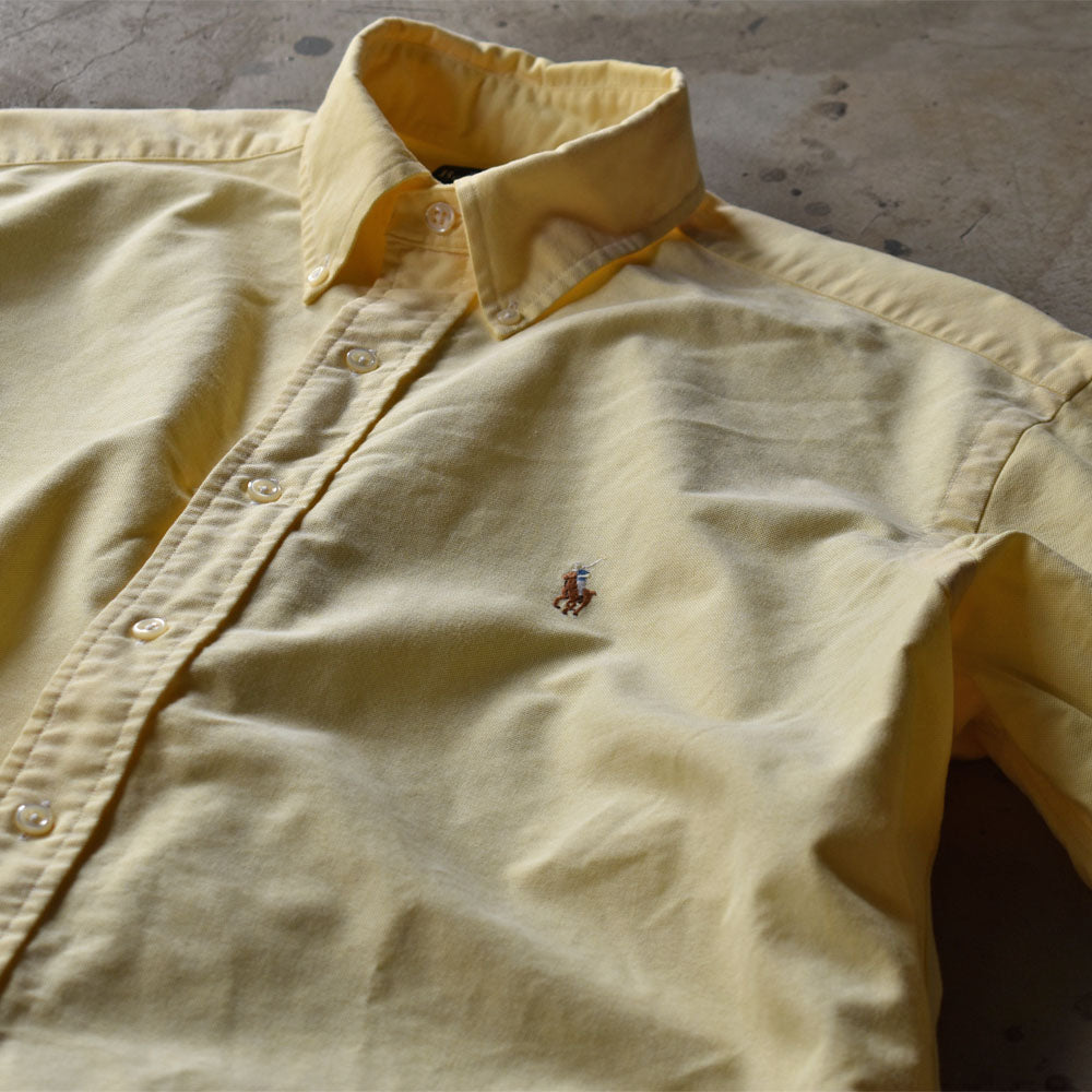 Ralph Lauren/ラルフ ローレン “CLASSIC FIT” イエロー ボタンダウンシャツ 230601