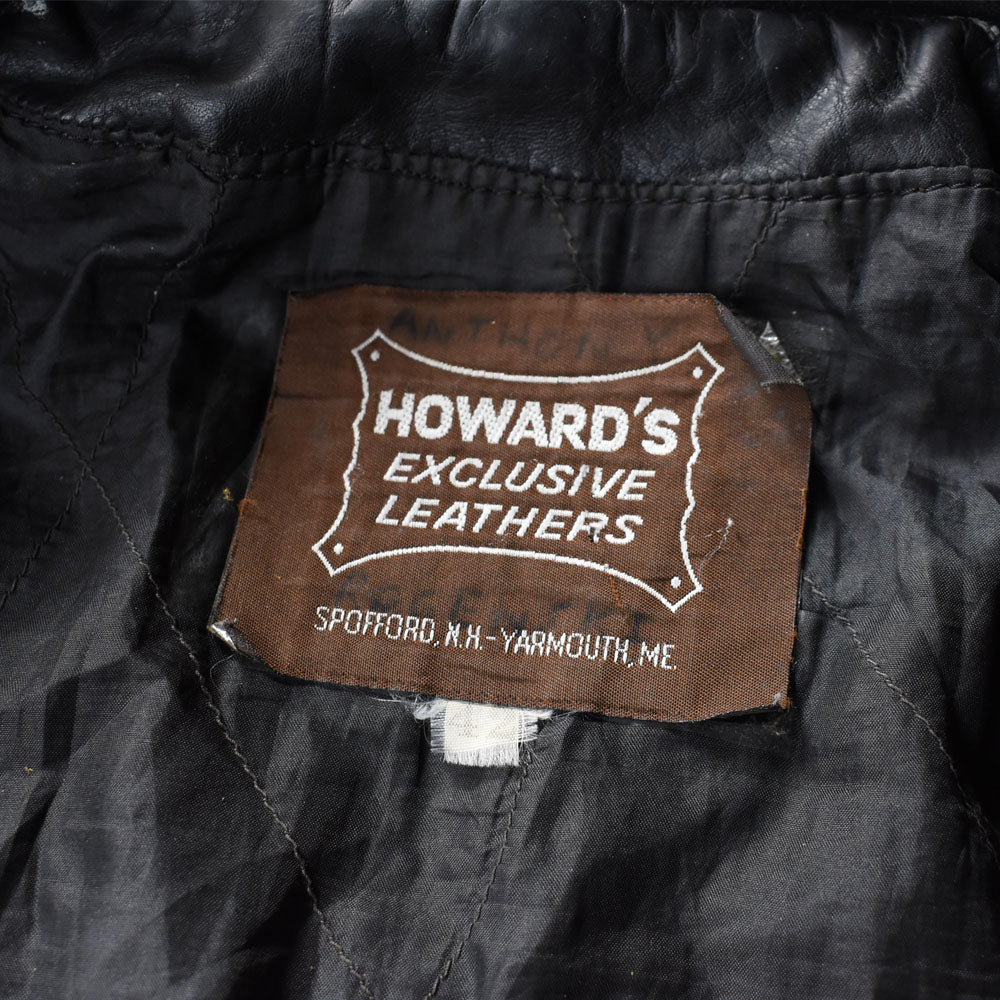 90’s HOWARD’S ダブルライダースジャケット 251017H