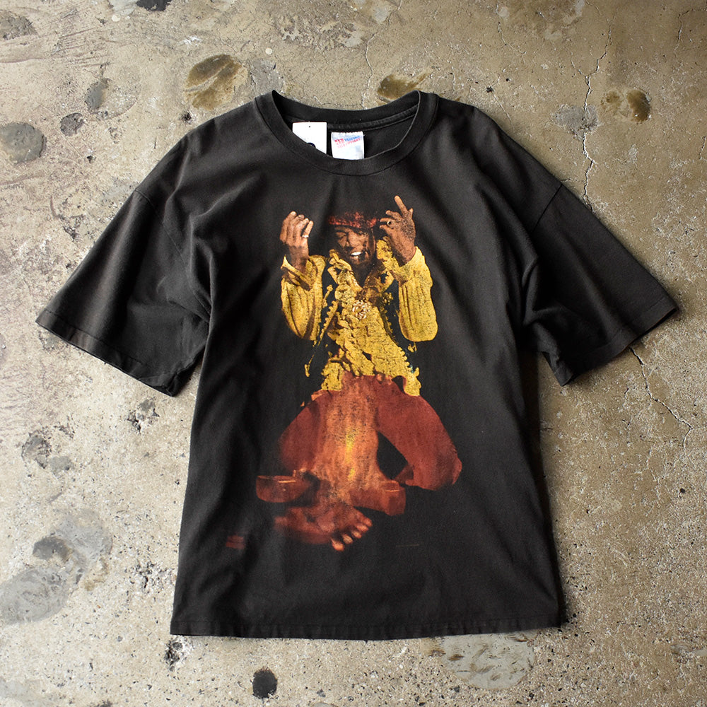 90's “Jimi Hendrix“ by Ed Caraeff フォトTシャツ 250415H