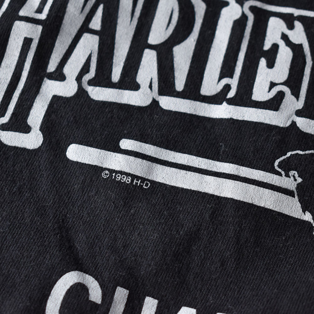 90's Harley-Davidson/ハーレー・ダビッドソン 両面プリント Tシャツ USA製 230718