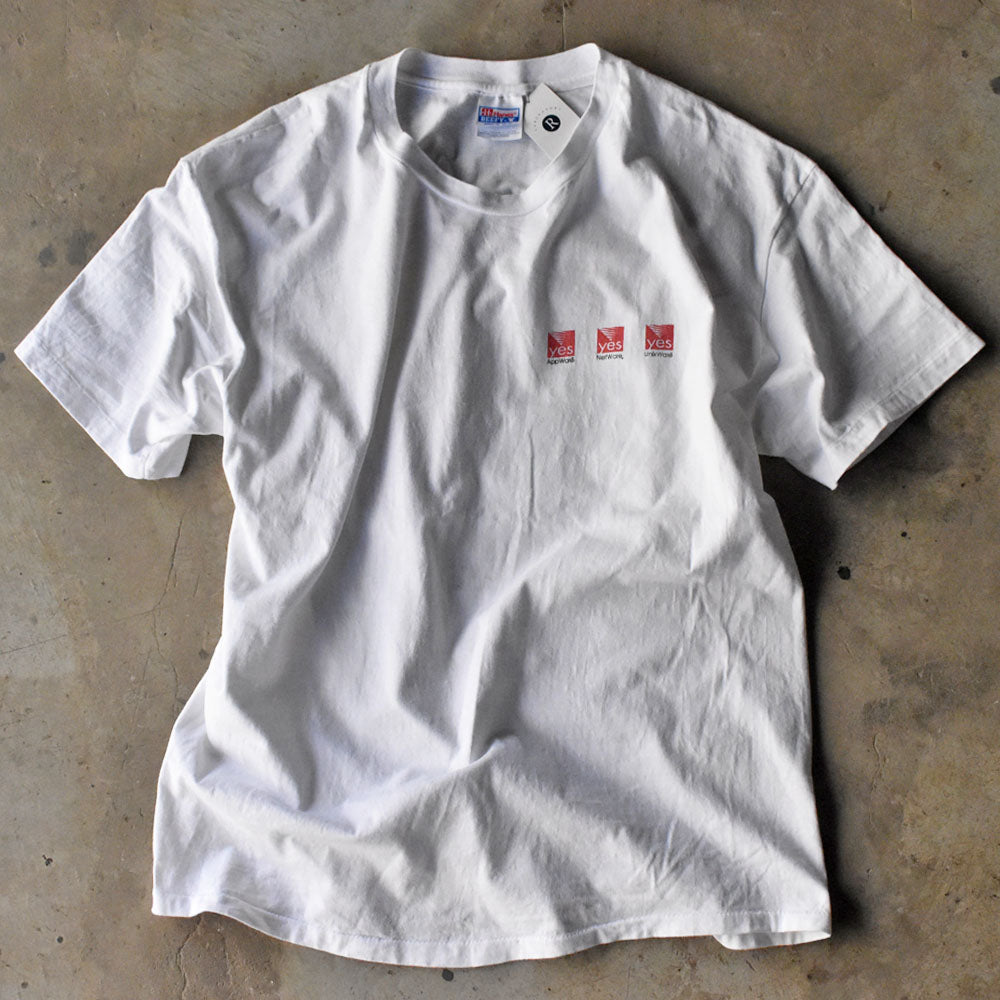 90-00's Hanes “NetWare / Yes” 両面プリント 企業 Tシャツ 240507