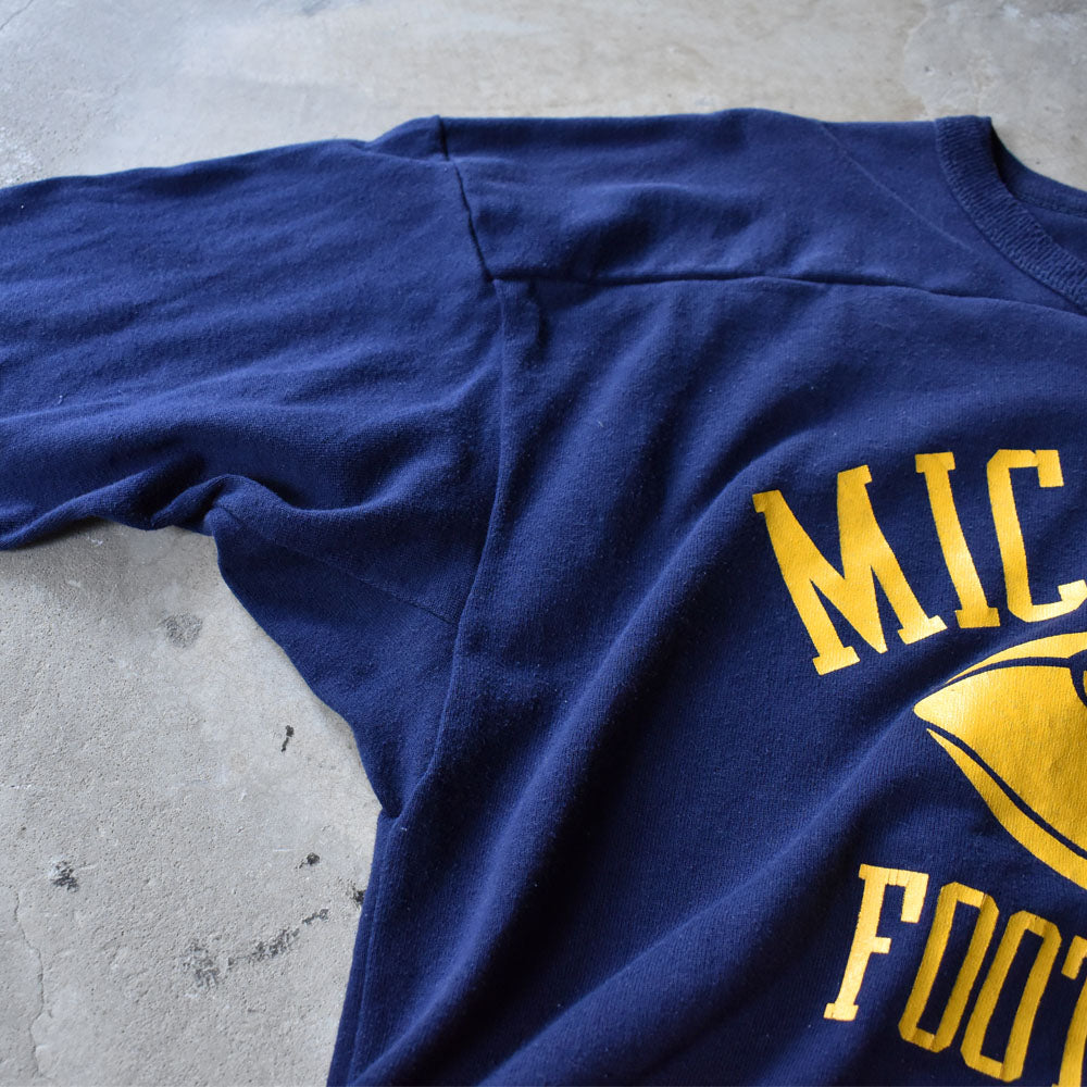 90’s RUSSELL ATHLETIC “MICHIGAN FOOTBALL” フットボールTシャツ 230920