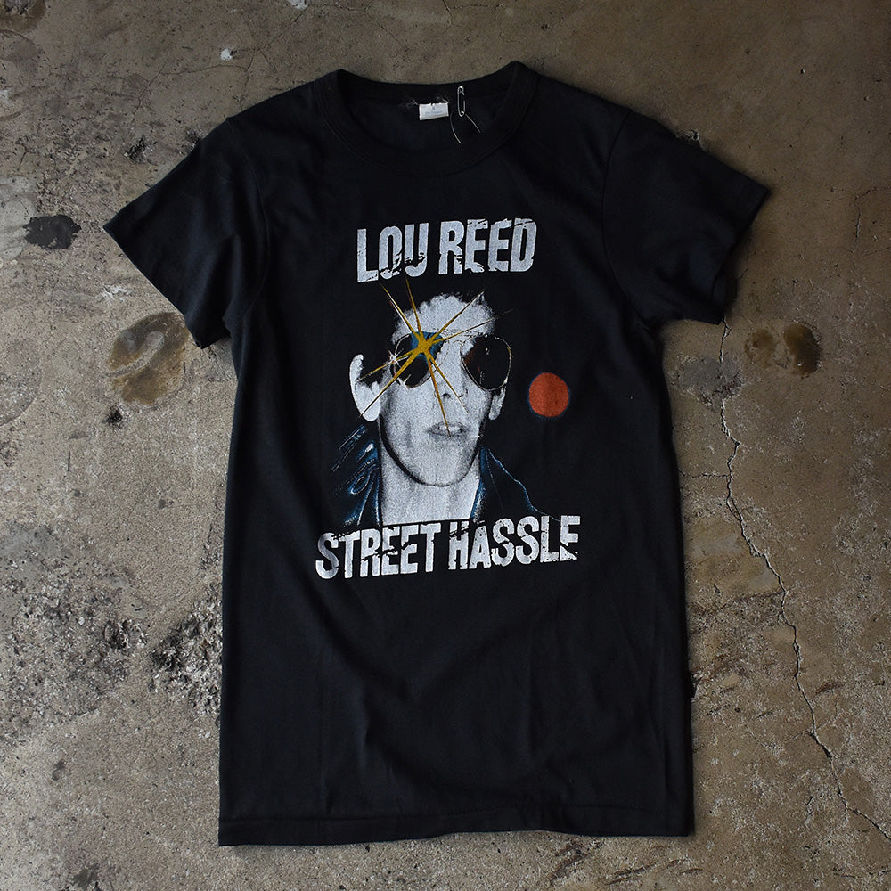 70's　デッドストック！ Lou Reed/ルー・リード　"Street Hassle" ARISTS Tee　230712H