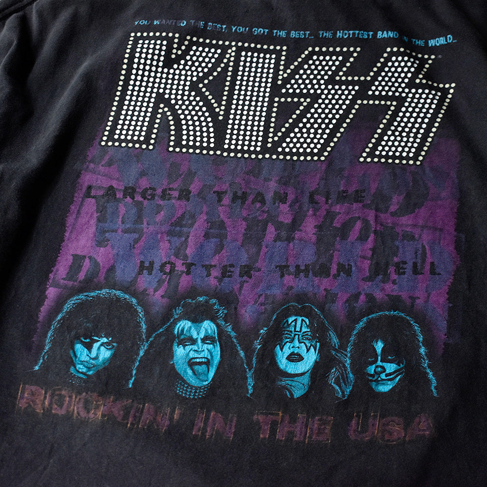 Y2K KISS “Rockin' In The USA” Tシャツ 250627H