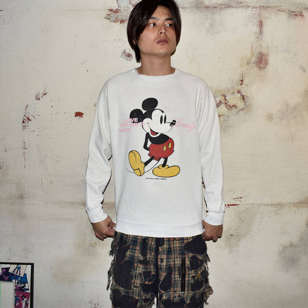 80’s Disney ミッキーマウス スウェット USA製 250905H