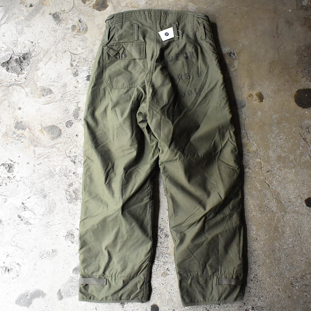 '85 ALPHA INDUSTRIES.INC. "U.S.NAVY"ステンシル! A-2 デッキパンツ 250106H