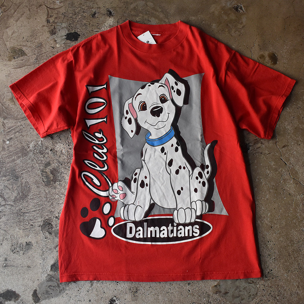 90's～　Disney　One Hundred and One Dalmatians/101匹わんちゃん　オーバープリントTee　230518H