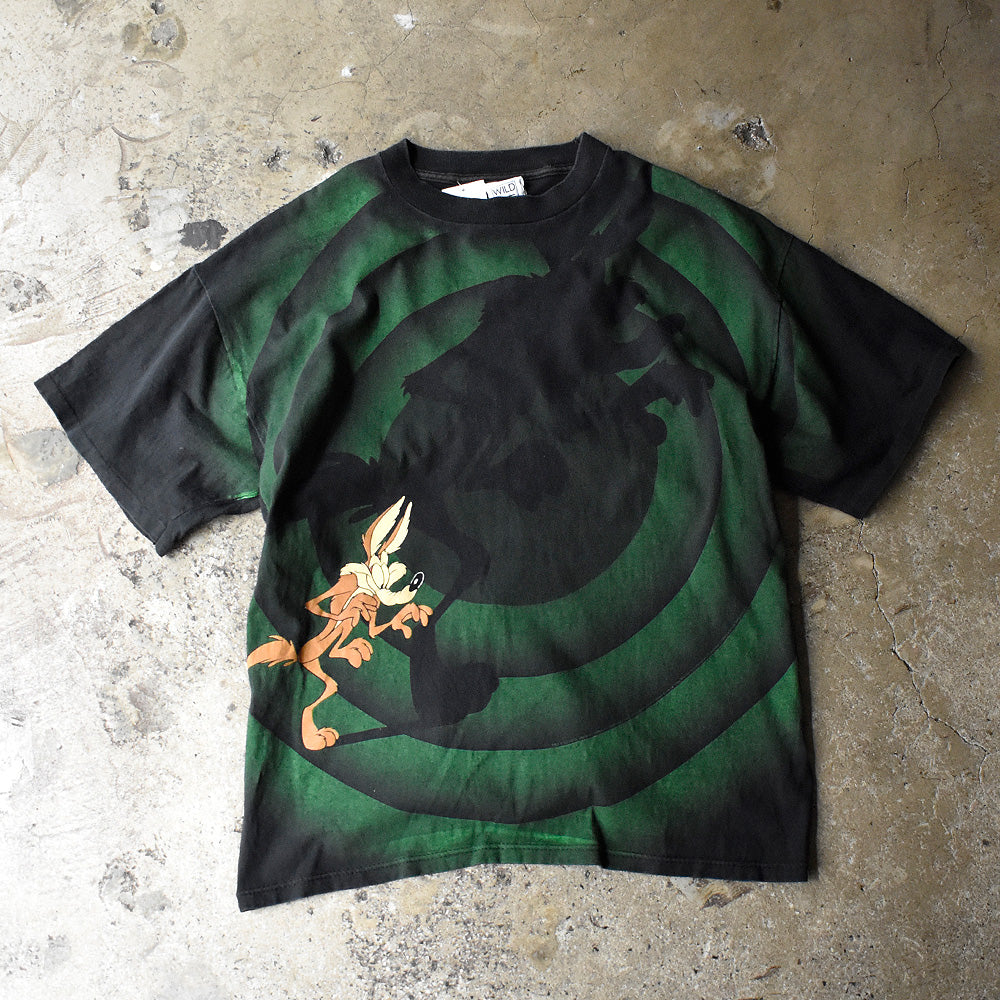 90's AOP! Looney Tunes “Wile E. Coyote” Tシャツ USA製 250512H