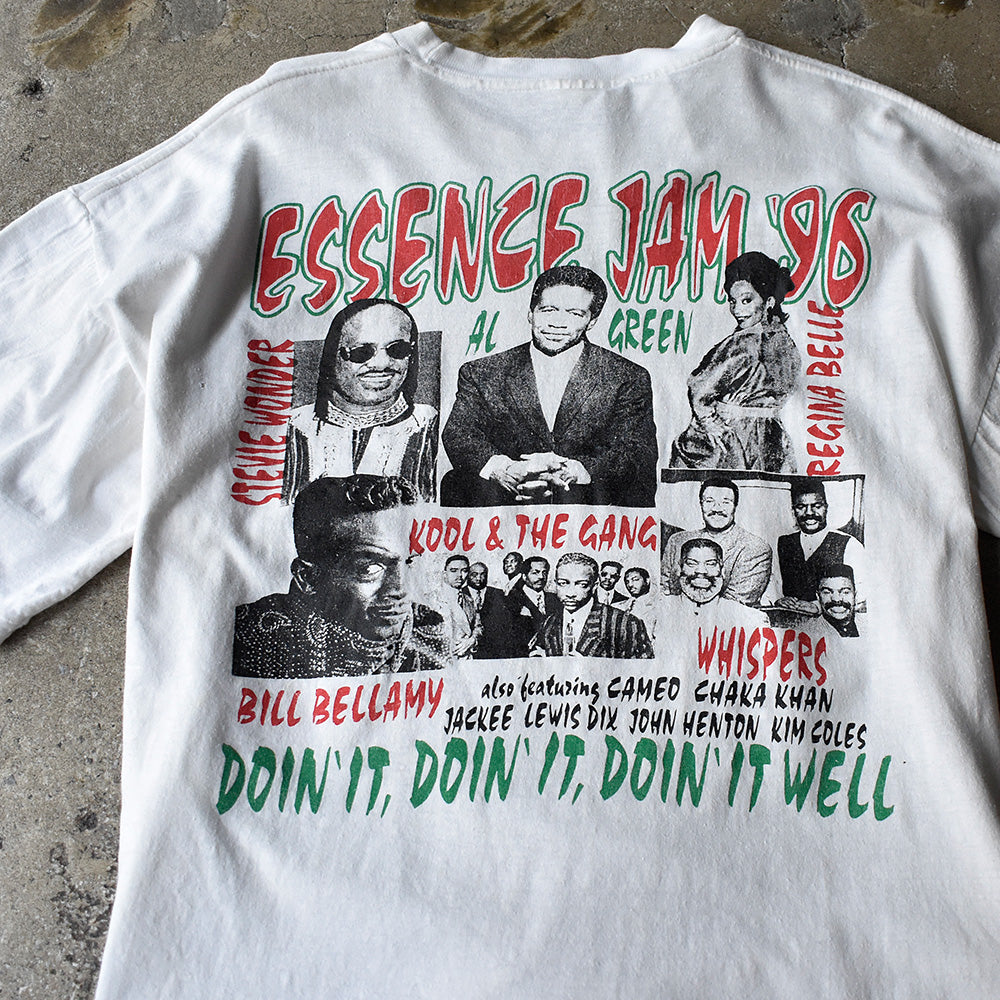 90's “Essence Music Festival 1996” TLC/R. Kelly/Stevie Wonder etc Tシャツ 250407H