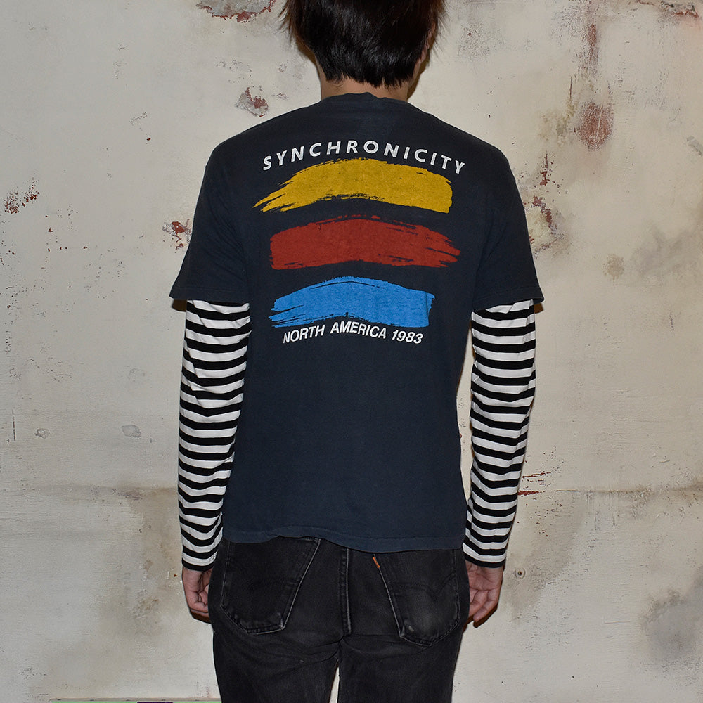 80's The Police “Synchronicity” North America 1983 Tour Tシャツ 250627H