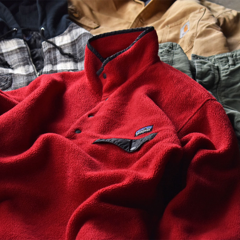 90’s patagonia フリース シンチラ スナップT 231009