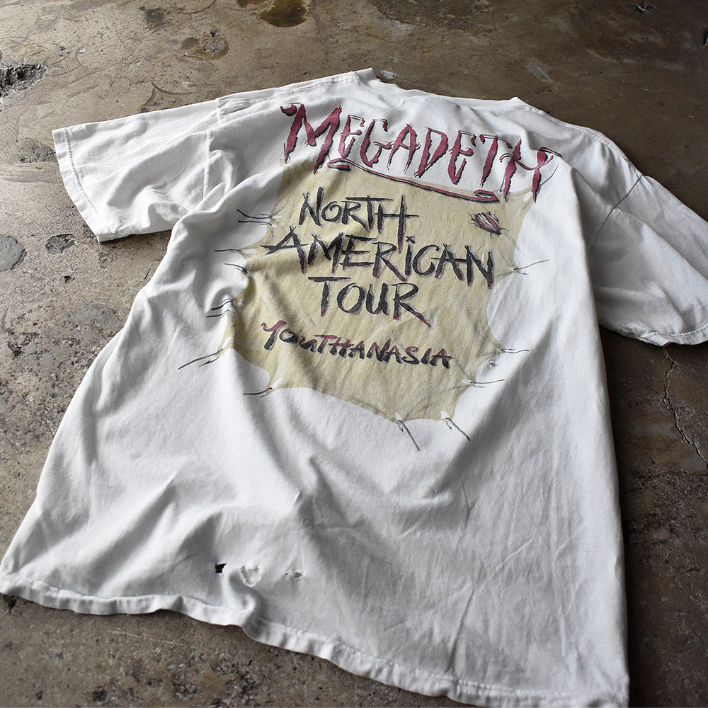 90's MEGADETH “Youthanasia” North American Tour Tシャツ 240429H